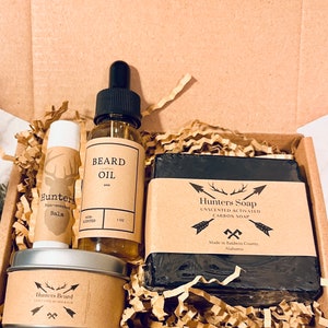 men's beard and body care gift set hunting beard care set grooming gifts Christmas stocking suffer for men outdoorsman boyfriend husband