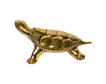 Bronze Turtle Statue 2 inch / 5 cm, Animal Bronze, Bronze Sculpture, Miniature Turtle, Animal Sculpture, New Home Gift, Gift Idea