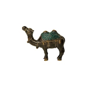 Camel Statue 3.5 Inch / 9 Cm, Animal Figurine, Brass Decor, Animal Ornament, Animal Statue, African Decor, House Decor, Holiday Decor