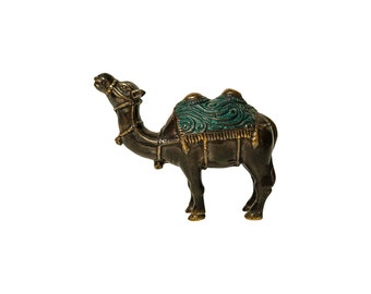 Camel Statue 3.5 Inch / 9 Cm, Animal Figurine, Brass Decor, Animal Ornament, Animal Statue, African Decor, House Decor, Holiday Decor