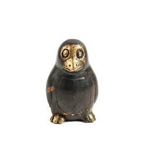 Penguin Bronze Statue 2 Inch / 5 cm, Penguin Figurine, Animal Bronze, Home Decor, Room Decor, Living Room, Gift fot Her, Gift for Him