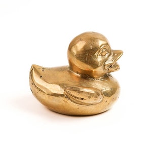 Mini Duck 1.5 Inch / 3 cm, Duck Bronze, Duck Statue, New Home Decor, Living Room, Birthday Gift, Patio Decor, Table Top, House Warming