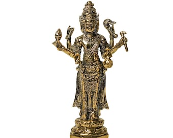 Lord Brahma Statue Small 8 Inch / 20 Cm, Javanese Brahma Style, Lord Brahma Figurine, Brahma Bronze, Room Decor, Lord Art