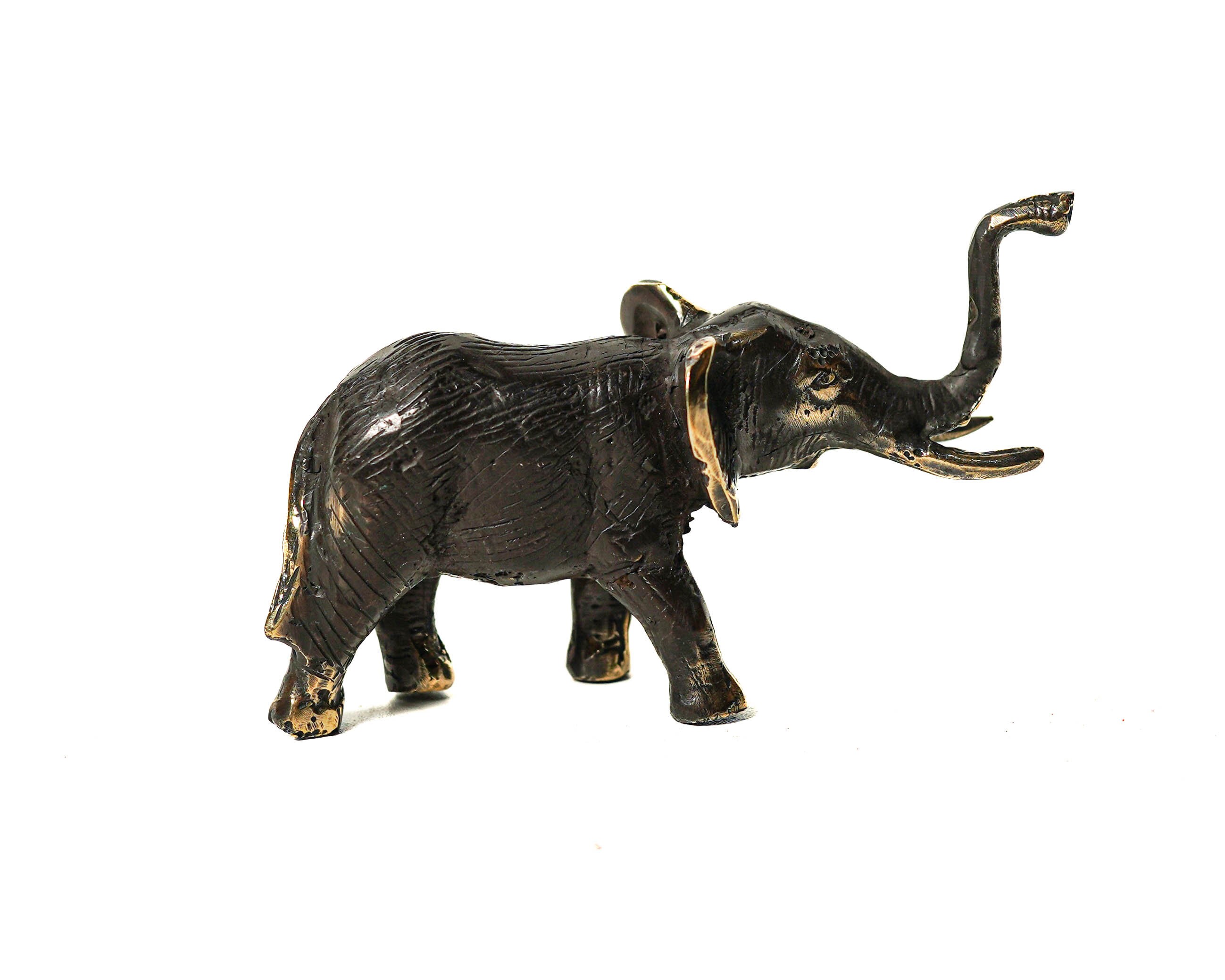 象のブロンズ像 幅5インチ/12cm 象の像 ブロンズ像 新築祝い 誕生日