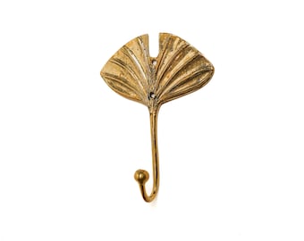 Leaf Hook 6 Inch / 15 cm, Leaf Bronze, Bronze Hanger, Wall Art, Living Room, House Decor, Room Decor, Gift for Her, Gift for Him
