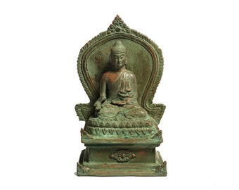 Buddha Bronze 10.5 Inch / 26 cm, Buddha Statue, Buddha Figurine, Room Decor, House Decor, Birthday Gift, Gift for Her, Housewarming