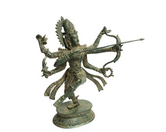 Lord Mahakali 9 Inch / 22 cm, Hindu God, Kali Statue, Goddess Kali Statue, Parvati Durga, Hindu Goddess Statue, Home Decor, Father Day