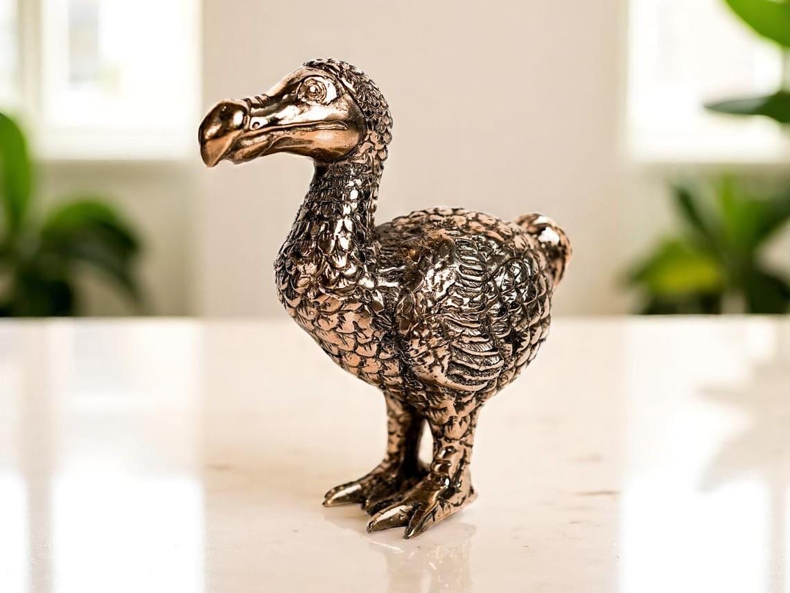 Dodo Bird Bronze 5.5 Inch / 14 Cm, Bronze Figurine, Housewarming