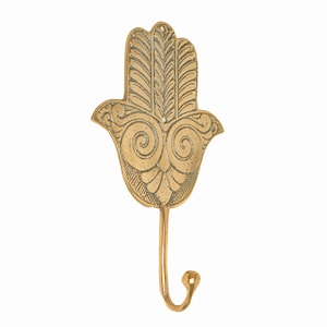 Hand of Fatima Hook 8 Inch / 20 cm  , Hamsa Hook, Kitchen Decoration, Room Decor, Gift for Mom, New Home Decor, Living Room, Holiday Decor