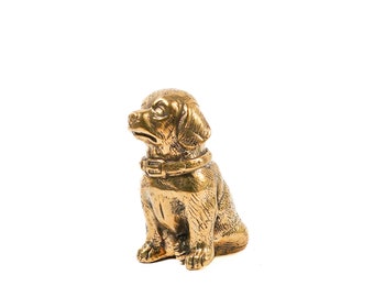 Dog Bronze 3.5 inch / 9 cm, Birthday Gift, Gift for Her, Gift for Him, Funny Gift, Housewarming, Indoor Decor, New Home Gift