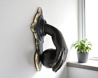Door Knocker 4 Inch / 10 cm , Door Bronze, Doorbell Door Ring. Door Push, Door Knob, Door Bell