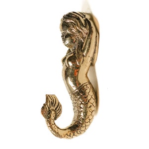 Mermaid Wall Hook 4 Inch / 10 cm, Wall Art, Living Room, Anniversary, Housewarming, Gift for Her, Gift for Him, Cloth Hanger, Gift Idea