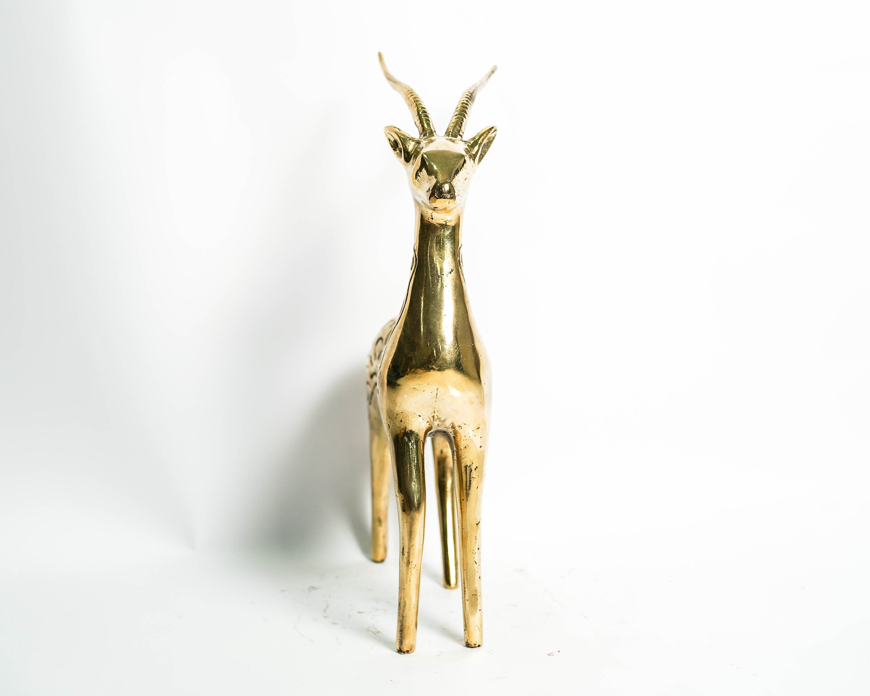 鹿ブロンズ 13インチ / 33 cm、鹿の置物、鹿の彫刻、鹿の像、部屋の