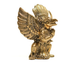 Garuda Vishnu Kencana Figurine 5.5 Inch / 14 cm, Bronze statue, Garuda statue, Bird Sculpture, Bird Figurine, Bronze Figurine,Brass Figurine