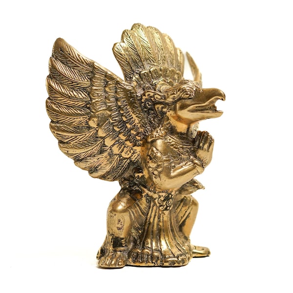 Garuda Vishnu Kencana Figurine 5.5 Inch / 14 cm, Bronze statue, Garuda statue, Bird Sculpture, Bird Figurine, Bronze Figurine,Brass Figurine