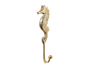 Seahorse Hook 6.5 Inch / 16 cm, Wall Hook, Cloth Hanger, Birthday Gift, Gift for Her, Wedding Decor, Wedding Gift, Holiday Decor