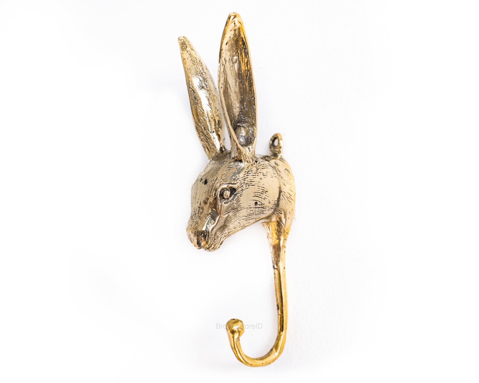 Brass Hook Rabbit 7 Inch / 17 Cm Animal Hook Wall Hook Gold - Etsy