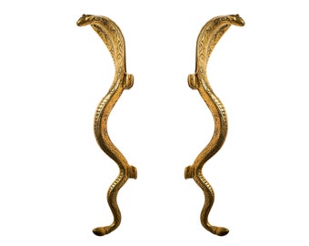 1 Set Cobra Snake Door Handle 16 Inch / 40 cm [LARGE], Door Decor, Birthday Gift, Gift for Her, New Home Gift, Modern Home Decor