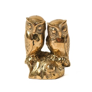 Owl Bronze Sculpture 3 Inch / 7 cm, Owl Figurine, Room Décor, Home Décor, Birthday Gift, Gift for Mom, Gift for Dad, Holiday Décor