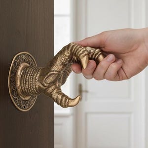 真鍮製のドアハンドルイーグル、ハンドシェイクドア、ハンドドア、ハンドブロンズ、プルドア、ハンドシェイクドアプルハンドルドアハンガー