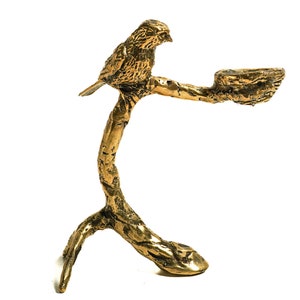 Bird Candle Holder 7 Inch / 18 cm, Candle Holder, Housewarming, Birthday Gift, Gift for Her, Gift for Him, Holiday Decor, Gift Idea