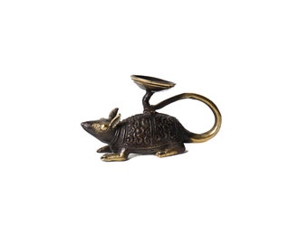 Mouse Bronze, Mouse Statue, Mouse Figurine, Duck Brass, Room Decor, House Decor, Birthday Gift, Gift for Her, Gift For Him, Holiday Decor