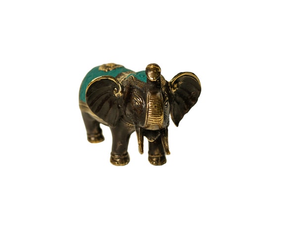 ブロンズ彫刻 象 象のブロンズ像 6インチ / 15 cm、象の像、ブロンズ像、新築祝い