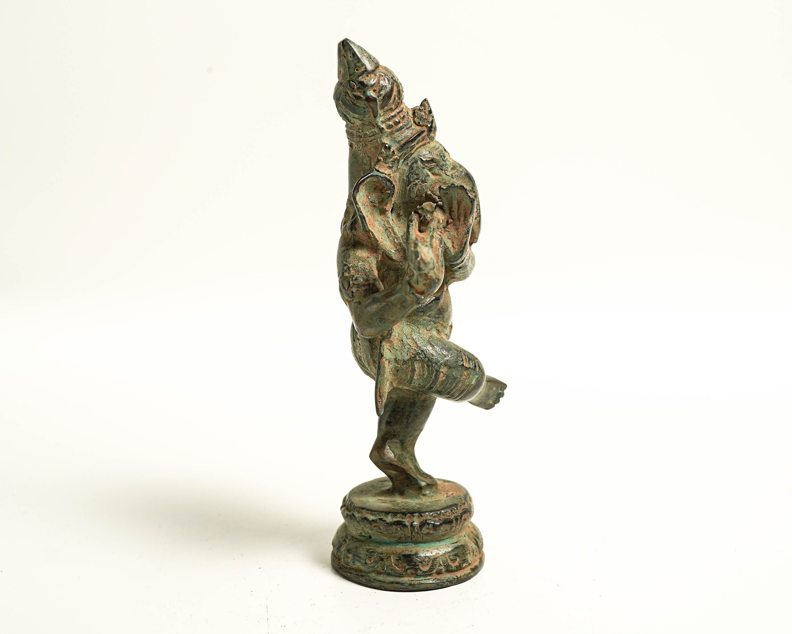 ガネーシャブロンズ像 7インチ / 18 cm、ガネーシャの置物、ガネーシャ