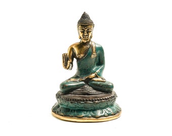 Buddha Bronze 5 Inch / 12 cm, Buddha Statue, Buddha Figurine, Room Decor, House Decor, Birthday Gift, Gift for Her, Housewarming