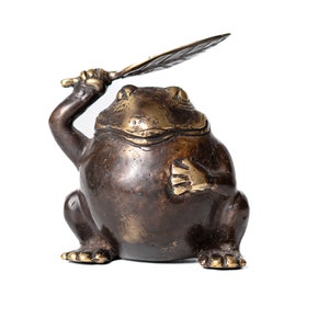 Unique Frog 2 Inch / 5 cm, Frog Sculpture, Room Decor, House Decor, House Warming, Birthday Gift, Frog Figurine, Animal Decor, Table Decor