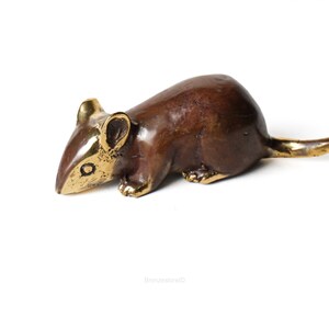 Mouse Bronze , Mini Mouse, Mouse Figurine, Mouse Decor, Gift for Kid, Birthday Gift, Room Decor ,House Decor