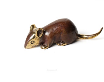 Mouse Bronze , Mini Mouse, Mouse Figurine, Mouse Decor, Gift for Kid, Birthday Gift, Room Decor ,House Decor