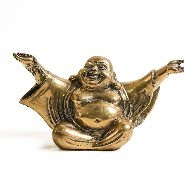 Laughing Buddha 3 Inch / 7 cm, Buddha Statue, Buddha Figurine, Table Top, Living Room, Modern Art, Gift Idea, Gift for Father, Gift for Mom