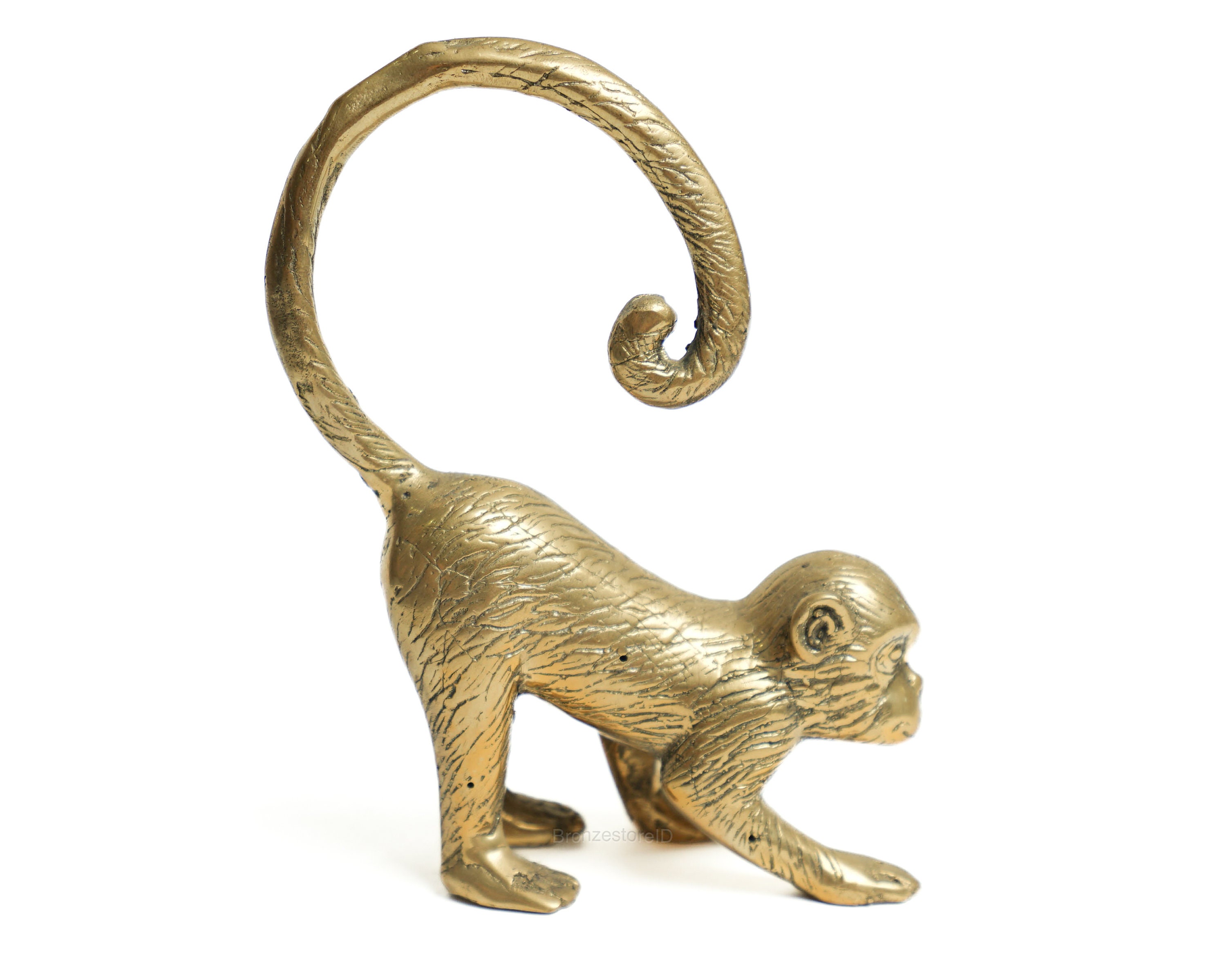 Monkey Golden - Statue Etsy