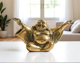 Laughing Buddha 3 Inch / 7 cm, Buddha Statue, Buddha Figurine, Table Top, Living Room, Modern Art, Gift Idea, Gift for Father, Gift for Mom