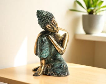 Sitting Buddha 5 Inch / 12 cm, Buddha Statue, Buddha Figurine, Room Decor, House Decor, Birthday Gift, Gift for Her, Housewarming