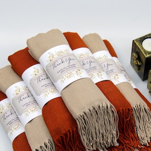 20 scialli in pashmina, bomboniere personalizzate per gli ospiti in grandi quantità, addio al nubilato, scialli in pashmina in grandi quantità per matrimoni, bomboniere autunnali