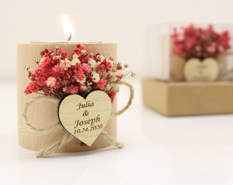 Wedding Candle Favors, Wedding Favors for Guests, Bridal Shower Favors, Rustic Wedding Favors, New Favors, Fall Wedding Favors Candle Favors