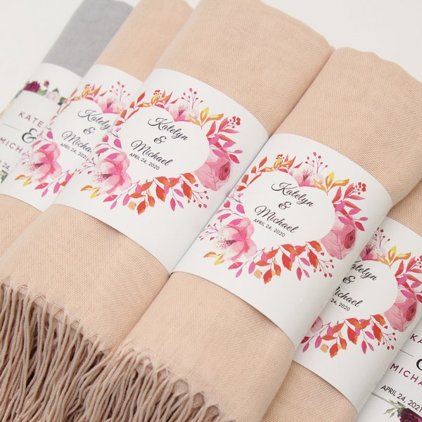 shawl wedding favor