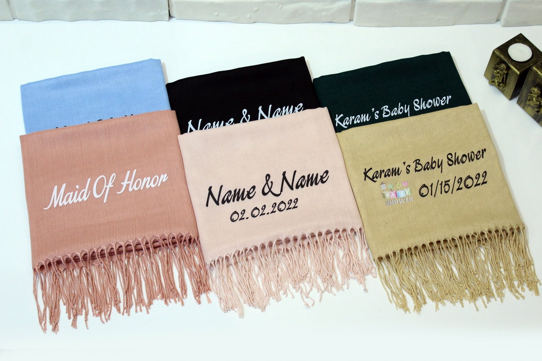 personalized pashmina shawls