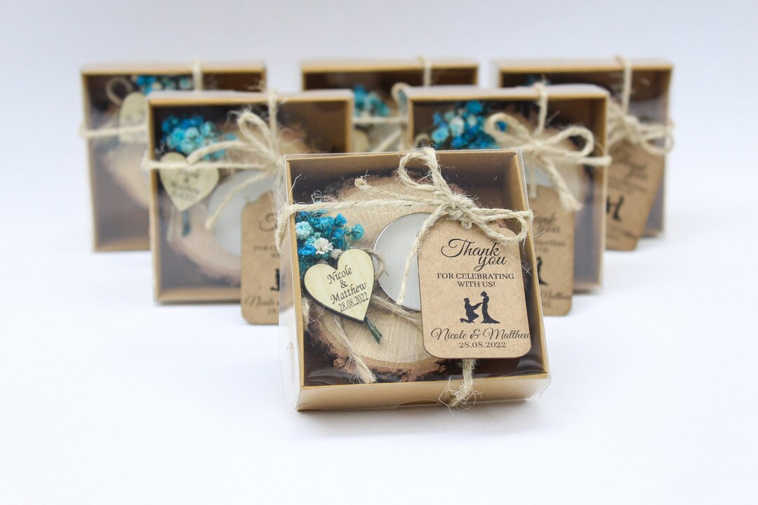 50 PCS Wedding Favors for Guests FREE Shipping |rustic Wedding Favors ...