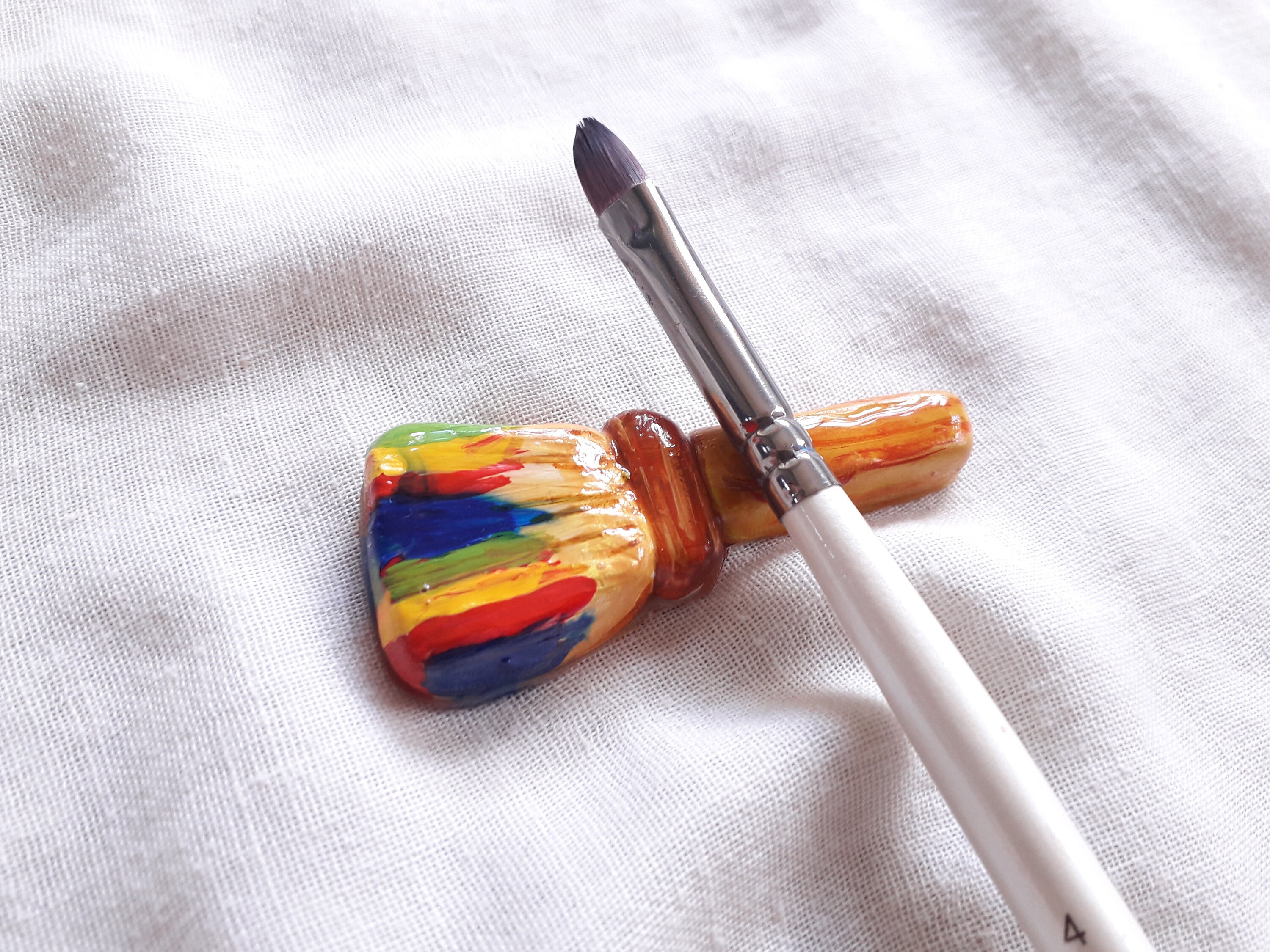 Brush rest Paint brush Rest for artists Chopstick rest Etsy