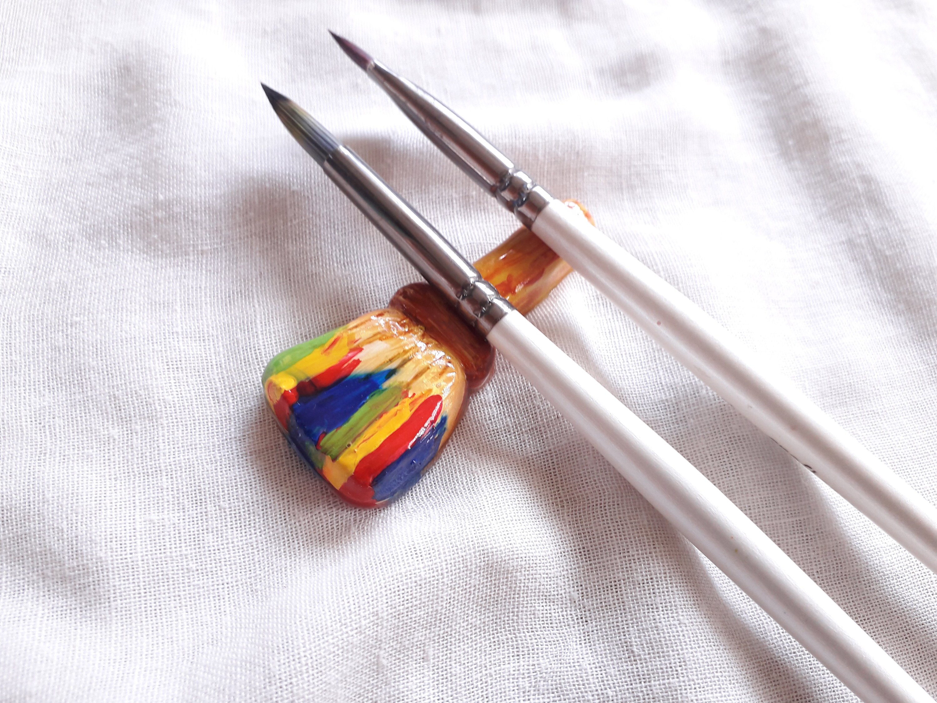 Brush rest Paint brush Rest for artists Chopstick rest Etsy