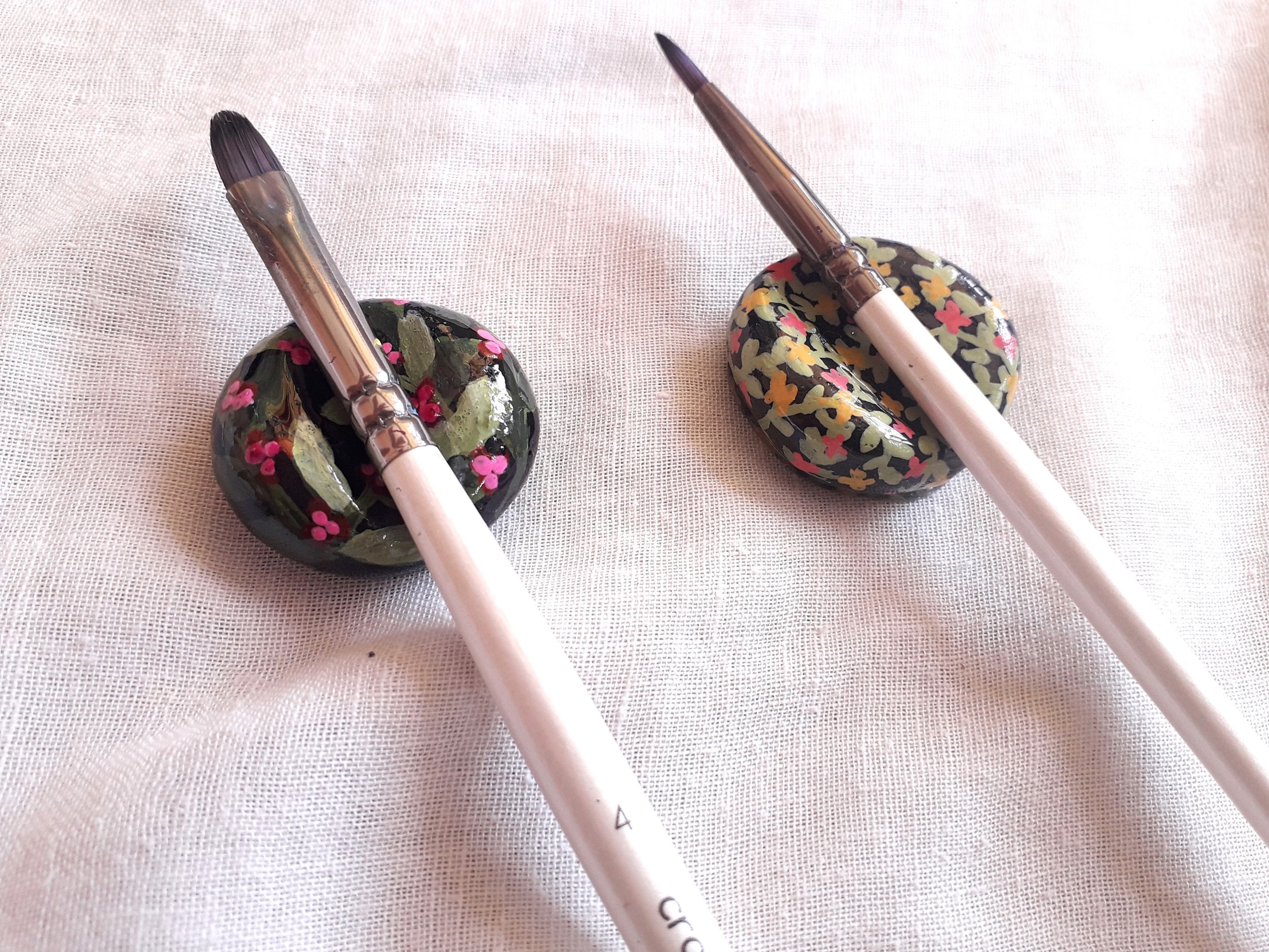 Brush rest Paint Brush Rests Brush holder Craft Tool Etsy