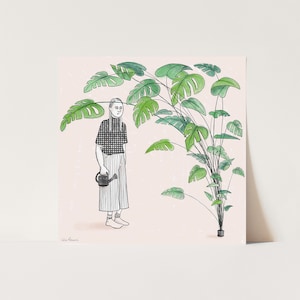 Art Print Illustration &quot;Overgrowing&quot;