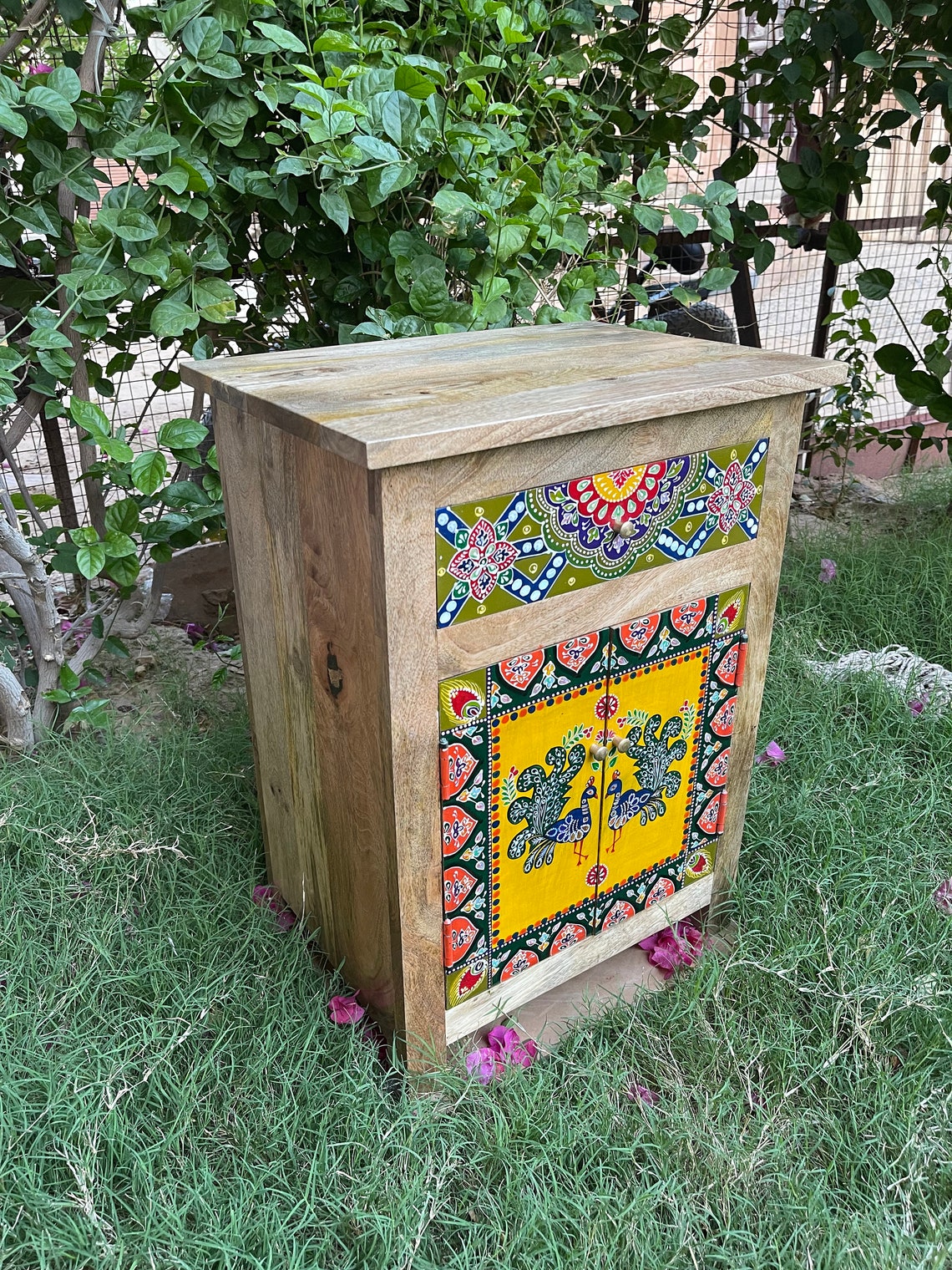 Wooden Side Table for Living Room/indian Side Table /new Look Etsy
