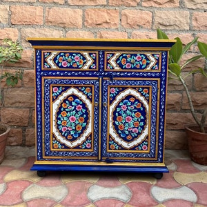 Wooden Painted Cabinet With 2 Drawer And 1 Shelf,Home Decor Sideboard Cabinet,Living room Furniture