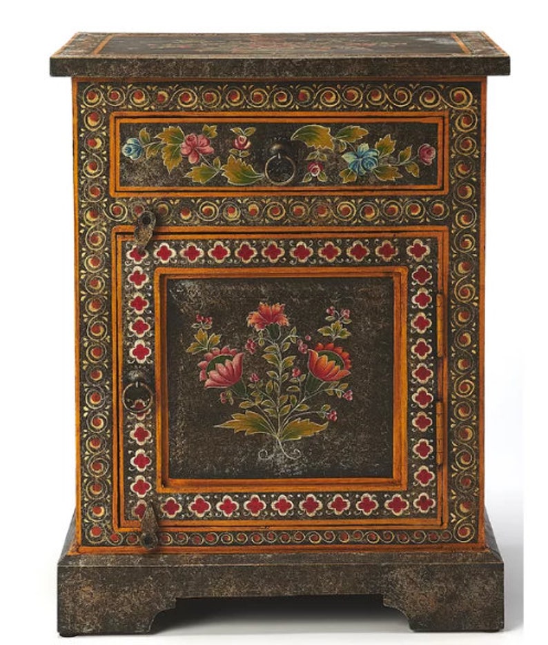 Rajasthani Indian Bedside Furniture/home Decor Side Table With Etsy