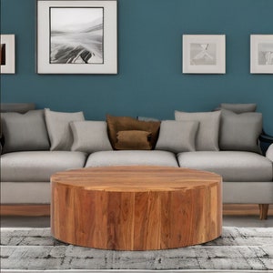 Wooden Indian Round Coffee Table & Tea Table,Decor With Hotel Decor,Beatifull Dinner Table Home,Living Room Furniture