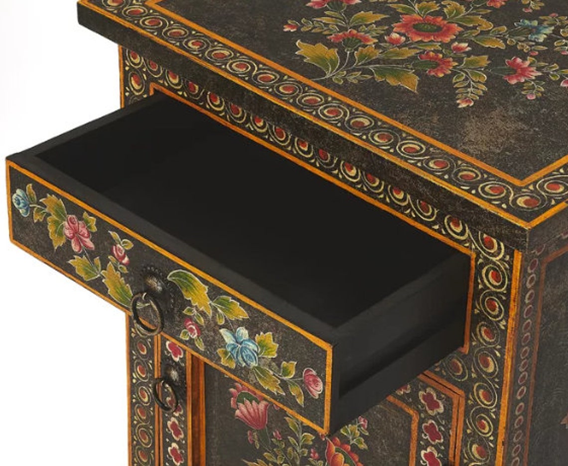 Rajasthani Indian Bedside Furniture/home Decor Side Table With Etsy